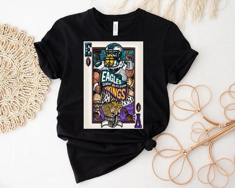 Vikings Vs Eagles Minneapolis Mn Oct 19 2025 Shirt 4  Vikings Vs Eagles Minneapolis Mn Oct   Tshirt