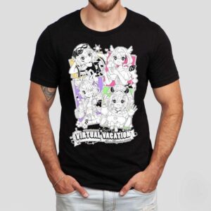Virtual Vacation Los Angeles 2025 Anime Shirt Virtual Vacation Los Angeles 2025 Anime Shirt
