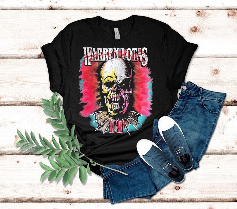 Warren Lotas It Clown Halloween Skull Shirt 4  Warren Lotas It Clown Halloween Skull Tshirt