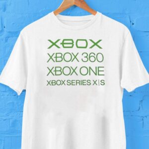Xbox 360 Xbox One Xbox Series Xs Timeline Shirt Xbox 360 Xbox One Xbox Series Xs Timeline Shirt