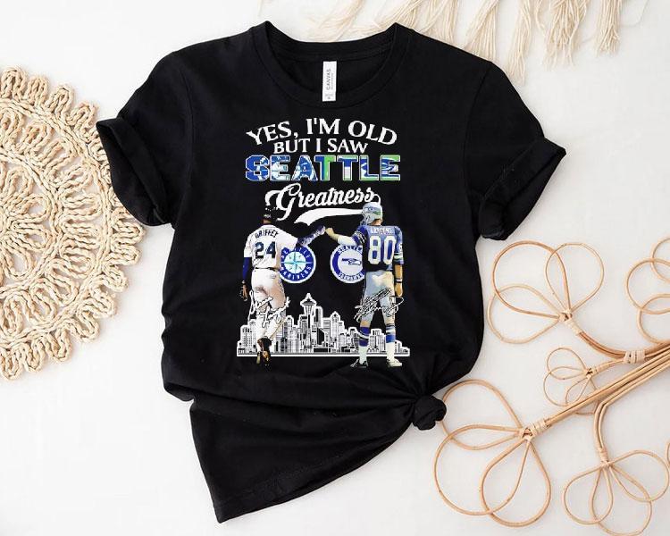 Yes I'm Old But I Saw Seattle Greatness Seattle Seahawks And Seattle Seahawks Signatures Shirt 4  Yes I M Old But I Saw Seattle Greatness Seattle Seahawks And Seattle Seahawks Signatures Tshirt