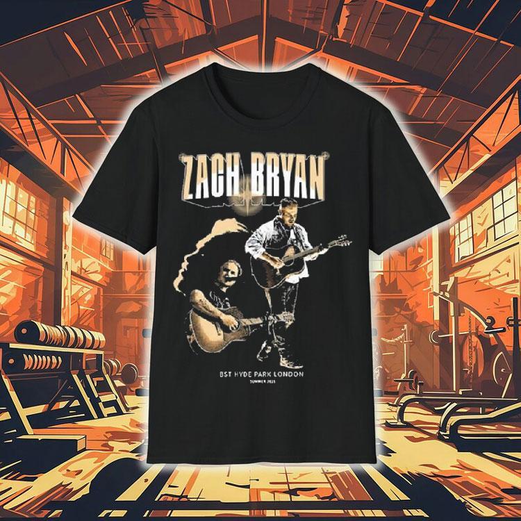 Zach Bryan Bst Hyde Park Tour London Event Summer 2025 Shirt 4  Zach Bryan Bst Hyde Park Tour London Event Summer  Tshirt