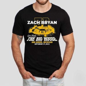 Zach Bryan Michigan Stadium September 27 2025 Shirt Zach Bryan Michigan Stadium September 27 2025 Shirt
