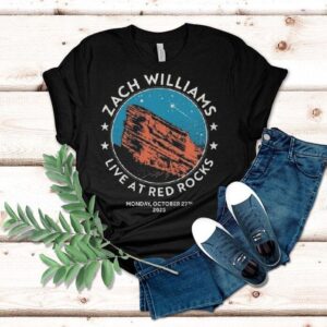 Zach Williams Event 2025 Red Rocks Shirt Zach Williams Event 2025 Red Rocks Shirt
