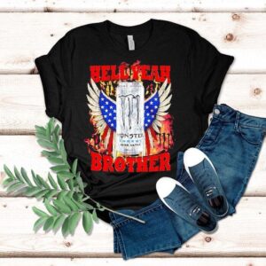 Zero Sugar White Monster Hell Yeah Brother Eagles Wings America Shirt