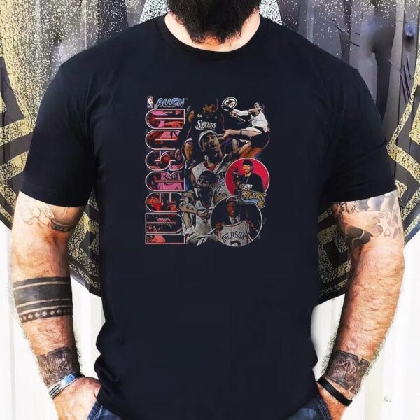 Allen Iverson Philadelphia 76ers The Answer Graphic Bootleg Shirt