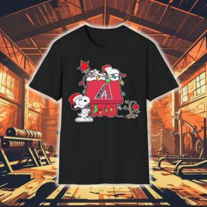 Arizona Diamondbacks Snoopy Christmas Holiday 2025 Shirt