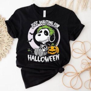 Beetlejuice X Snoopy The Peanuts Just Waiting For Halloween Shirt Beetlejuice X Snoopy The Peanuts Just Waiting For Halloween Shirt
