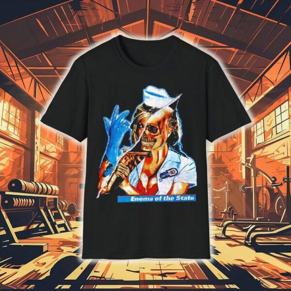 Blink-182 Skeleton Nurse Enema Of The State Shirt