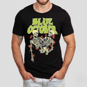 Blue October Skeleton Buddies Shirt Blue October Skeleton Buddies Shirt