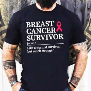 Breast Cancer Survivor Definition Pink Ribbon Tshirt