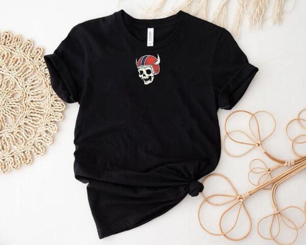 Buffalo Bills Born Here Therefore I Am Buffalo Die Hard Skull Logo Shirt