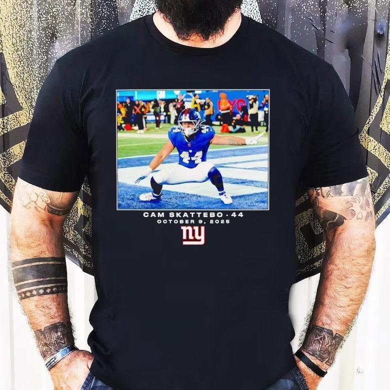 Cam Skattebo New York Giants Nfl Flash Features Week 6 Shirt Cam Skattebo New York Giants Nfl Flash Features Week 6 Shirt