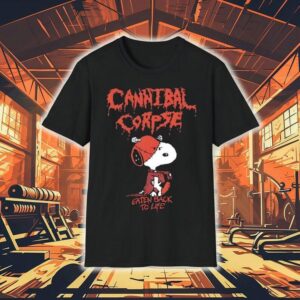 Cannibal Corpse Eaten Back To Life Snoopy Shirt