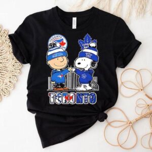 Charlie Brown And Snoopy X Toronto Blue Jays And Toronto Maple Leafs Shirt