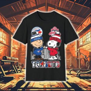 Charlie Brown Toronto Blue Jays And Snoopy Toronto Fc Skyline 2025 Shirt