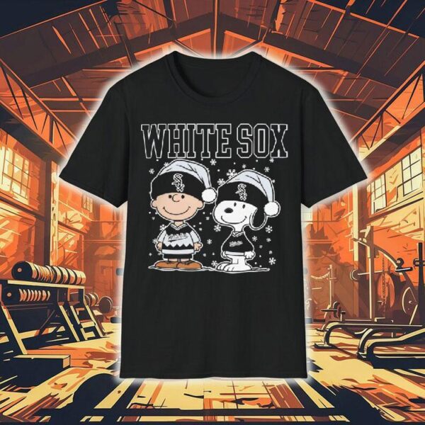 Chicago White Sox Snoopy Charlie Brown Christmas Baseball Shirt
