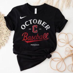 Cleveland Guardians Postseason October Baseball Logo Tshirt