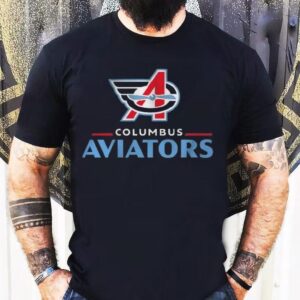 Columbus Aviators Lockup Logo Shirt