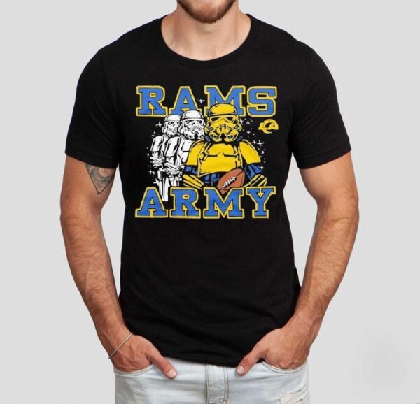 Darht Vander X Los Angeles Rams Football Army Shirt