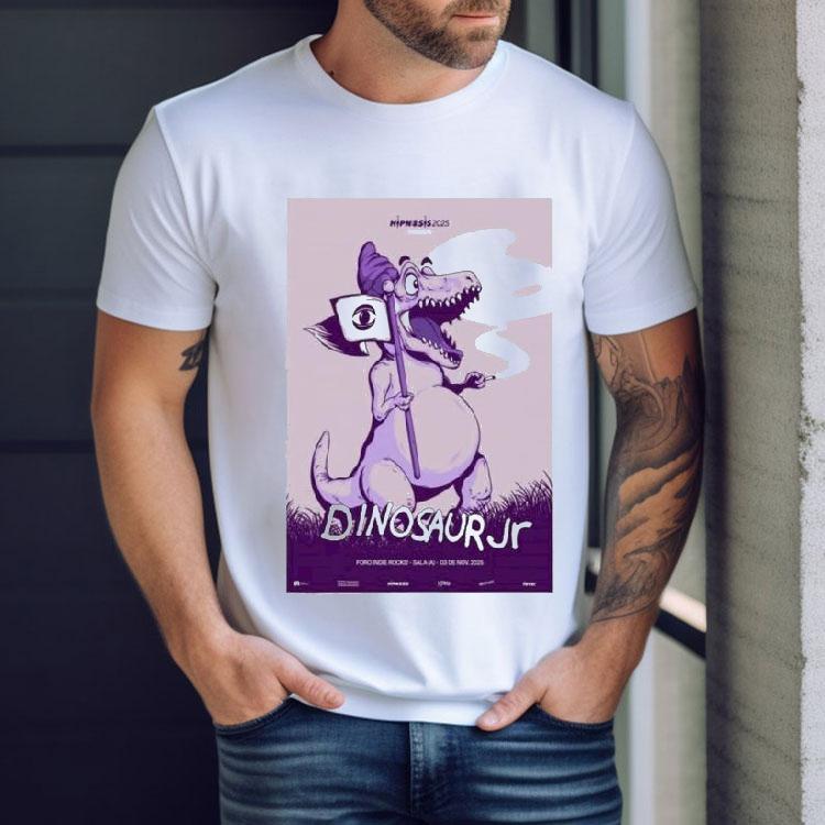 Dinosaur Jr. Foro Indie Rocks! In Mexico City November 3 2025 Cigarettes Shirt Dinosaur Jr. Foro Indie Rocks! In Mexico City November 3 2025 Cigarettes Shirt