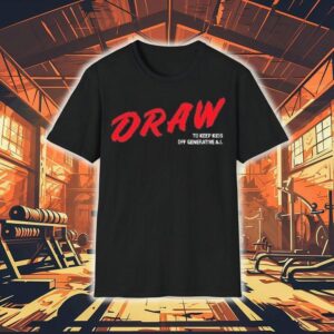 Draw To Keep Kids Off Generative Ai Shirt