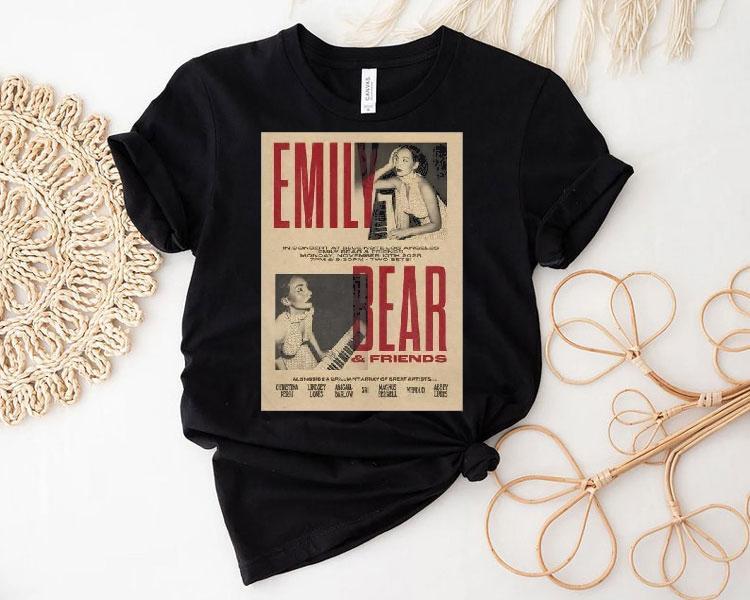 Emily Bear And Friends Live In Concert At Blue Note Los Angeles On November 10 2025 Shirt Emily Bear And Friends Live In Concert At Blue Note Los Angeles On November 10 2025 Shirt