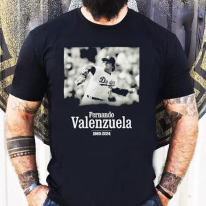 Fernando Valenzuela Los Angeles Dodgers Baseball Tshirt
