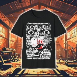 Five Finger Death Punch X The Terror Screaming Terror From Beyond The Grave Eyes Shirt