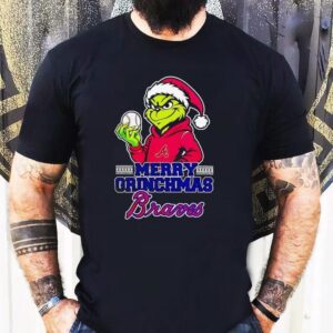 Grinch Atlanta Braves Baseball Merry Christmas Shirt Grinch Atlanta Braves Baseball Merry Christmas Shirt