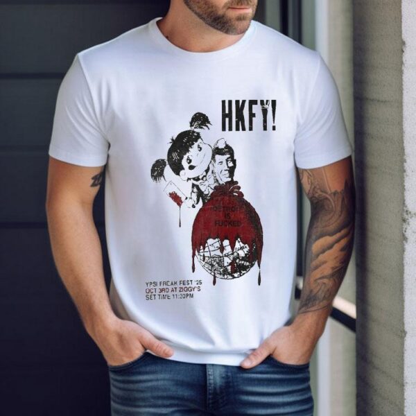 Hong Kong Fuck You Detroit Is Fucked Mi Oct 3 2025 Shirt