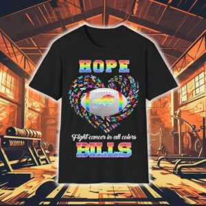Hope Buffalo Bills Fight Cancer In All Colors Shirt Hope Buffalo Bills Fight Cancer In All Colors Shirt
