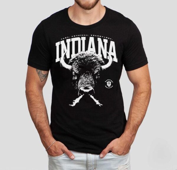 Indiana Hoosiers Fast Physical Relentless Bison Mascot Shirt