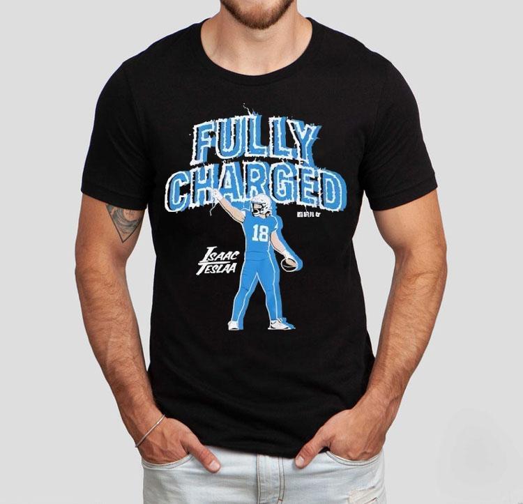 Isaac Teslaa Detroit Fully Charged Player Shirt Isaac Teslaa Detroit Fully Charged Player Shirt