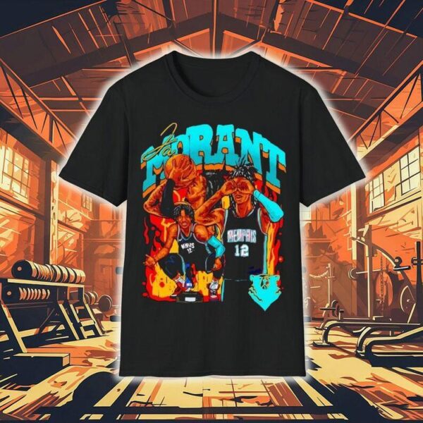 Ja Morant Memphis Grizzlies Basketball Caricature Shirt