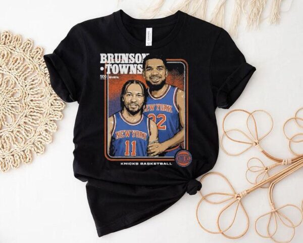 Jalen Brunson Karl-anthony Towns New York Knicks Step Brothers Shirt