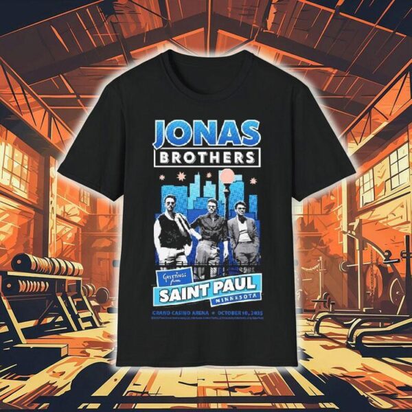 Jonas Brothers Greetings From Your Hometown Saint Paul Mn Shirt