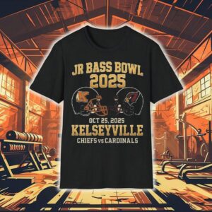 Jr Bass Bowl 2025 Chiefs Vs Cardinals Oct 25 2025 Kelseyville Shirt
