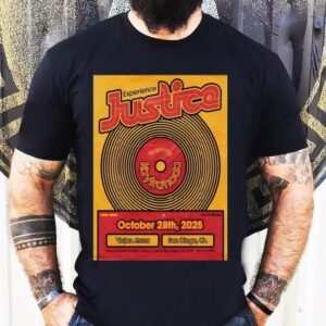 Justice October 28 2025 Viejas Arena In San Diego Ca Shirt