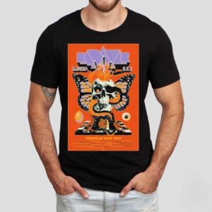 Kadavar + Slomosa O.r.b Tour European 2025 Skull Shirt