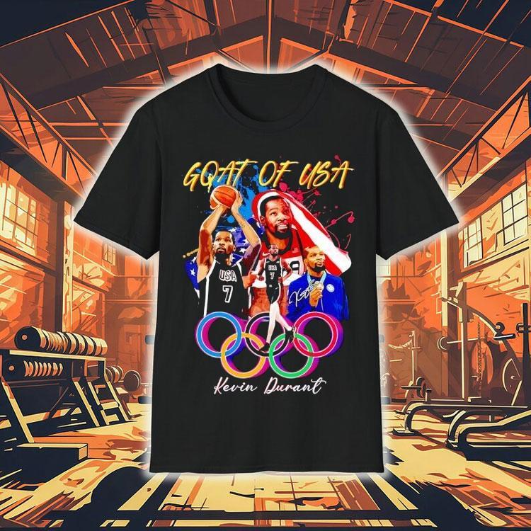 Kevin Durant Goat Of Usa Olympic Logo Nba Shirt Kevin Durant Goat Of Usa Olympic Logo Nba Shirt