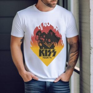 Kiss Tour '74 Midday Sun Shirt 1 Kiss Tour Midday Sun Tshirt