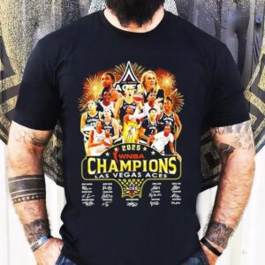 Las Vegas Aces Victory 2025 Wnba Champions Signatures Team Shirt Las Vegas Aces Victory 2025 Wnba Champions Signatures Team Shirt
