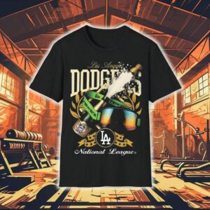 Los Angeles Dodgers 2025 National League Champions New Era Shirt Los Angeles Dodgers 2025 National League Champions New Era Shirt