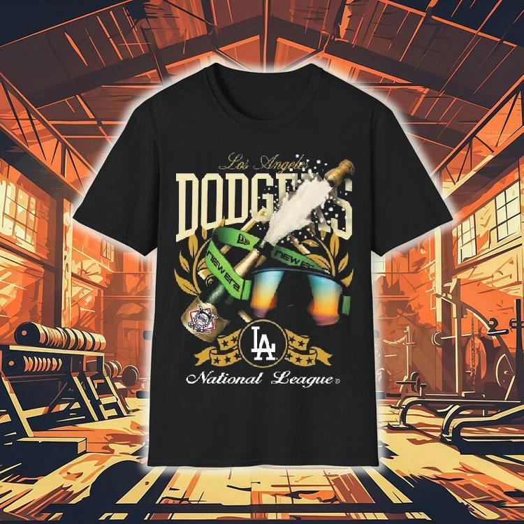 Los Angeles Dodgers 2025 National League Champions New Era Shirt Los Angeles Dodgers 2025 National League Champions New Era Shirt