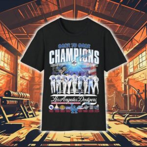 Los Angeles Dodgers Back To Back Champions Players Walking 1955-2025 Shirt Los Angeles Dodgers Back To Back Champions Players Walking 1955-2025 Shirt