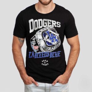 Los Angeles Dodgers New Era Born X Raised Ring Graphic Shirt Los Angeles Dodgers New Era Born X Raised Ring Graphic Shirt