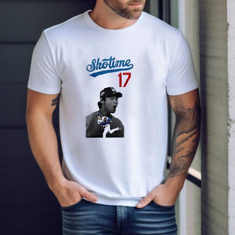 Los Angeles Dodgers Shohei Ohtani Shotime Mvp Performances Pose Shirt Los Angeles Dodgers Shohei Ohtani Shotime Mvp Performances Pose Shirt