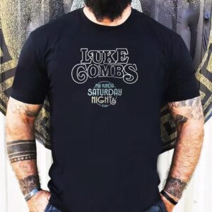 Luke Combs My Kinda Saturday Night Tour Skull Neon Shirt