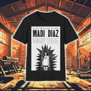 Madi Diaz European Tour 2026 Shirt 1 Madi Diaz European Tour Tshirt